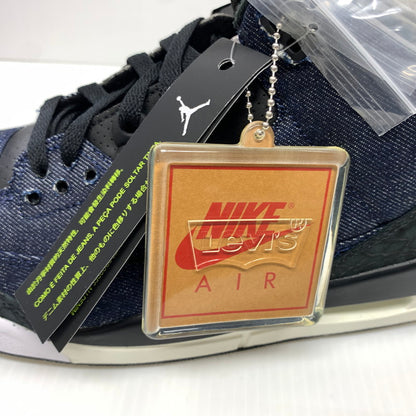 【中古品】【メンズ】 NIKE ナイキ × Levi’s リーバイス 別注 コラボ AIR JORDAN 3 RETRO SP INDIGO AND GYM RED IH7959-400 エアジョーダン3 レトロ スニーカー 靴 シューズ 160-260624-ko-12-tei サイズ：27.5cm カラー：インディゴ 万代Net店