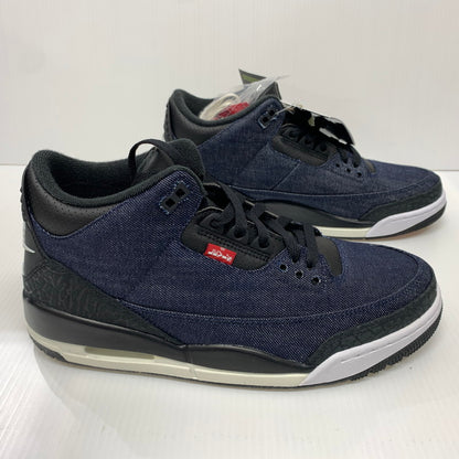 【中古品】【メンズ】 NIKE ナイキ × Levi’s リーバイス 別注 コラボ AIR JORDAN 3 RETRO SP INDIGO AND GYM RED IH7959-400 エアジョーダン3 レトロ スニーカー 靴 シューズ 160-260624-ko-12-tei サイズ：27.5cm カラー：インディゴ 万代Net店