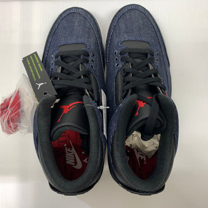 【中古品】【メンズ】 NIKE ナイキ × Levi’s リーバイス 別注 コラボ AIR JORDAN 3 RETRO SP INDIGO AND GYM RED IH7959-400 エアジョーダン3 レトロ スニーカー 靴 シューズ 160-260624-ko-12-tei サイズ：27.5cm カラー：インディゴ 万代Net店