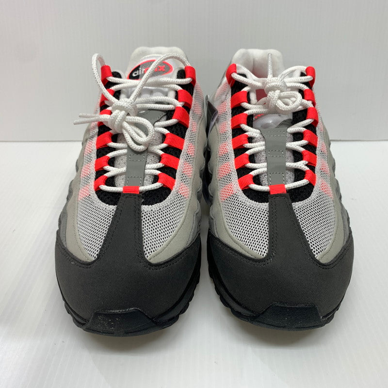 【中古品】【メンズ】 NIKE ナイキ AIR MAX 95 OG BIG BUBBLE MEDIUM ASH SOLAR RED IM7410-001 エアマックス95 スニーカー 靴 シューズ 160-260624-ko-11-tei サイズ：27.5cm カラー：レッド 万代Net店