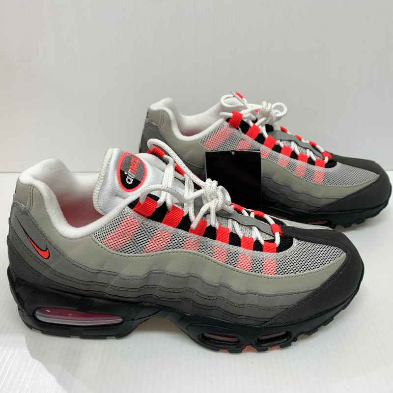【中古品】【メンズ】 NIKE ナイキ AIR MAX 95 OG BIG BUBBLE MEDIUM ASH SOLAR RED IM7410-001 エアマックス95 スニーカー 靴 シューズ 160-260624-ko-11-tei サイズ：27.5cm カラー：レッド 万代Net店