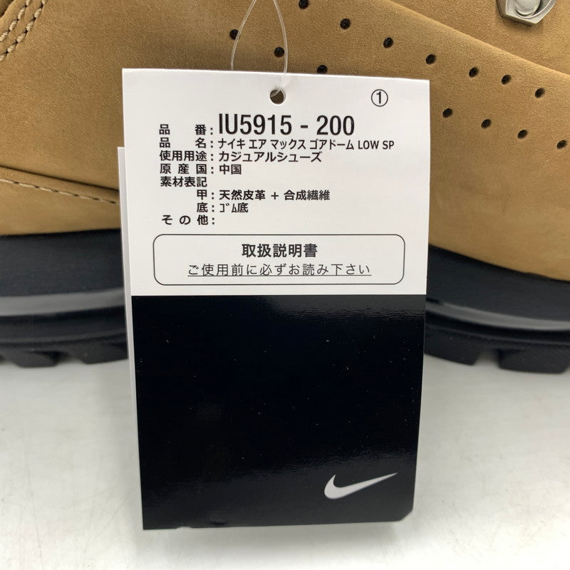 【中古品】【メンズ】 NIKE ナイキ AIR MAX GOADOME LOW SP TAUPE IU5915-200 エアマックス ゴアドーム ロー スニーカー 靴 160-260618-ko-14-tei サイズ：27.5cm カラー：ベージュ 万代Net店