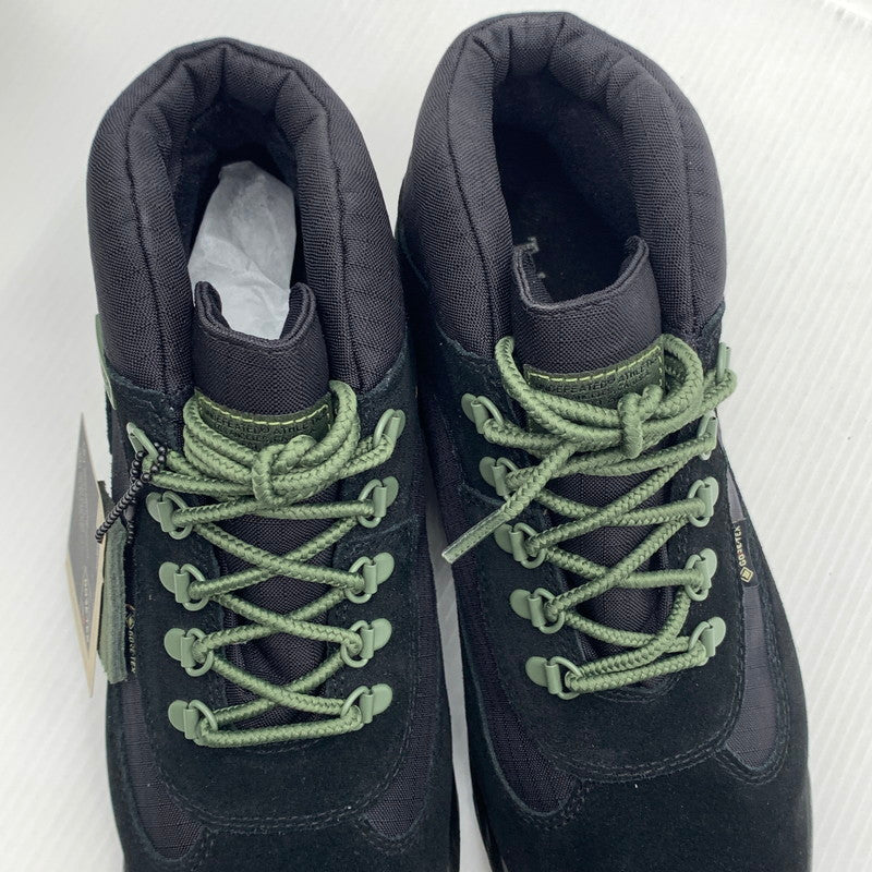 【中古美品】【メンズ】 TIMBERLAND × UNDEFEATED ティンバーランド アンディフィーテッド FIELD BOOT MID LACE GTX フィールドブーツ ゴアテックス 164-260821-nm-55-teih サイズ：27.5cm カラー：ブラック 万代Net店