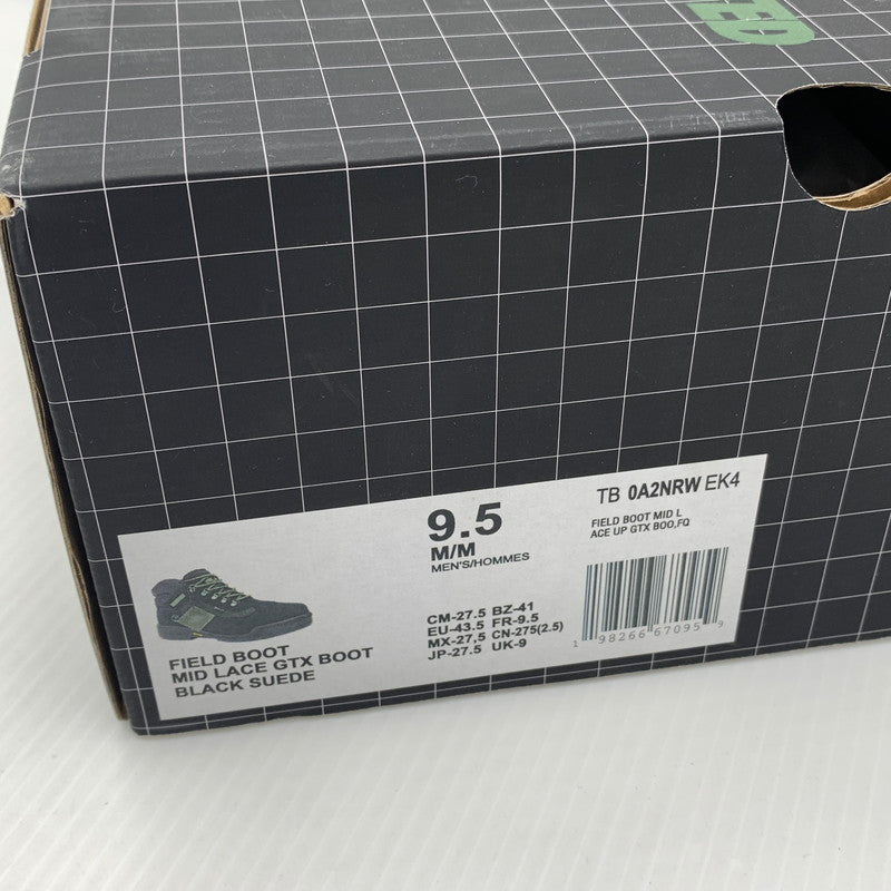 【中古美品】【メンズ】 TIMBERLAND × UNDEFEATED ティンバーランド アンディフィーテッド FIELD BOOT MID LACE GTX フィールドブーツ ゴアテックス 164-260821-nm-55-teih サイズ：27.5cm カラー：ブラック 万代Net店