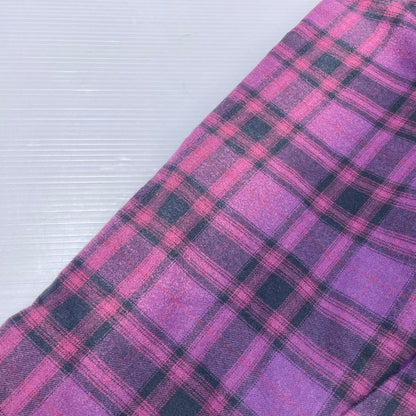 【中古品】【メンズ】 × TRUE RELIGION トゥルーレリジョン 別注 コラボ 25FW PLAID QUILTED FLANNEL SHIRT プレイド キルティング フランネル シャツ ジャケット ライトアウター 149-260404-yo-13-fuzh サイズ：XL カラー：パープル 万代Net店
