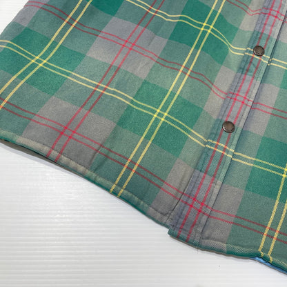【中古品】【メンズ】 Supreme シュプリーム 26SS QUILTED LINED FLANNEL SNAP SHIRT キルティング ラインド フランネル スナップ シャツ ジャケット ライトアウター 149-260404-yo-14-tei サイズ：XL カラー：グリーン 万代Net店