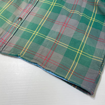 【中古品】【メンズ】 Supreme シュプリーム 26SS QUILTED LINED FLANNEL SNAP SHIRT キルティング ラインド フランネル スナップ シャツ ジャケット ライトアウター 149-260404-yo-14-tei サイズ：XL カラー：グリーン 万代Net店