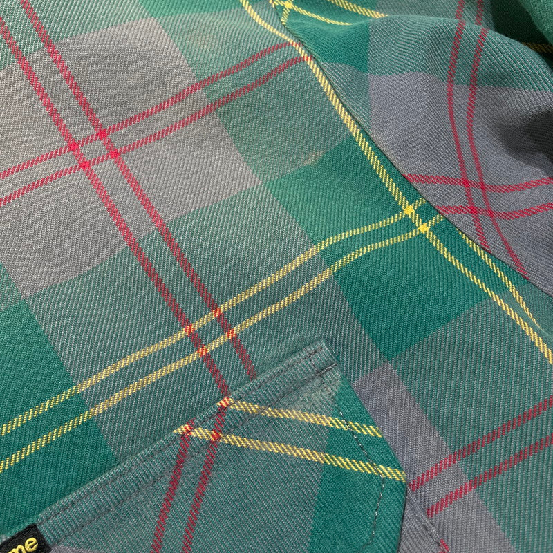 【中古品】【メンズ】 Supreme シュプリーム 26SS QUILTED LINED FLANNEL SNAP SHIRT キルティング ラインド フランネル スナップ シャツ ジャケット ライトアウター 149-260404-yo-14-tei サイズ：XL カラー：グリーン 万代Net店