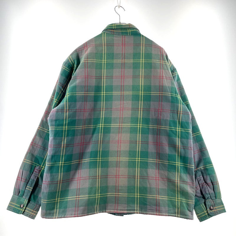 【中古品】【メンズ】 Supreme シュプリーム 26SS QUILTED LINED FLANNEL SNAP SHIRT キルティング ラインド フランネル スナップ シャツ ジャケット ライトアウター 149-260404-yo-14-tei サイズ：XL カラー：グリーン 万代Net店