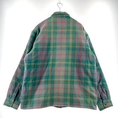 【中古品】【メンズ】 Supreme シュプリーム 26SS QUILTED LINED FLANNEL SNAP SHIRT キルティング ラインド フランネル スナップ シャツ ジャケット ライトアウター 149-260404-yo-14-tei サイズ：XL カラー：グリーン 万代Net店