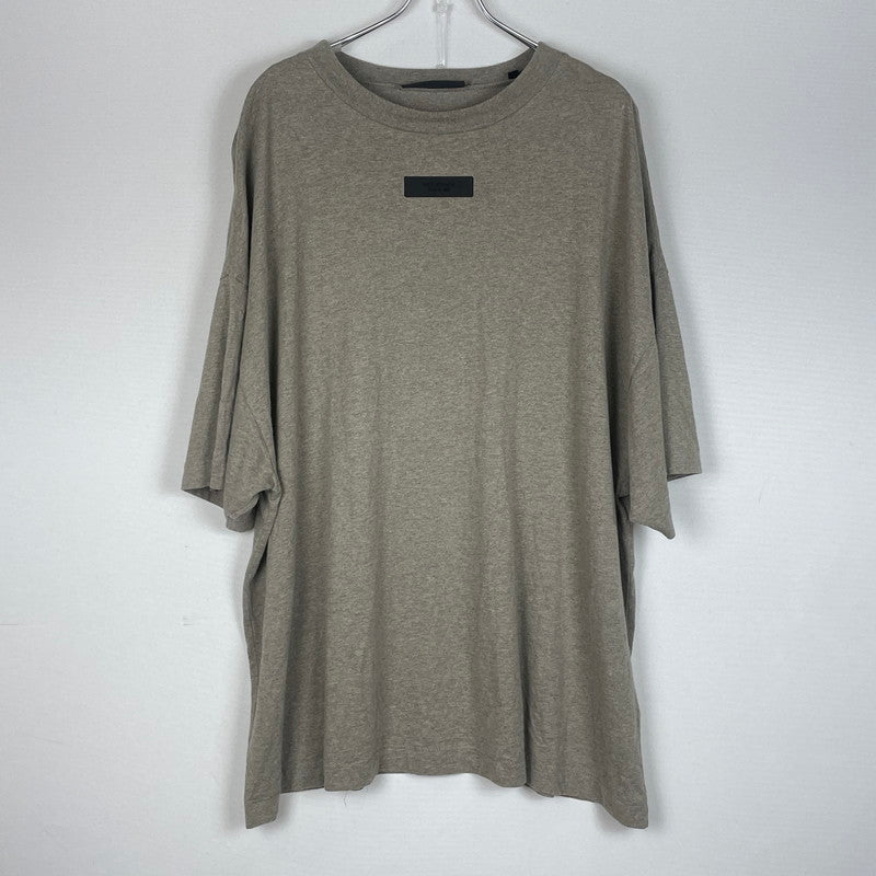 【中古品】【メンズ】 ESSENTIALS エッセンシャルズ FRONT RUBBER TEE フロント ラバー Ｔシャツ 半袖 トップス 142-260618-sa-20-tei サイズ：L カラー：グレー 万代Net店