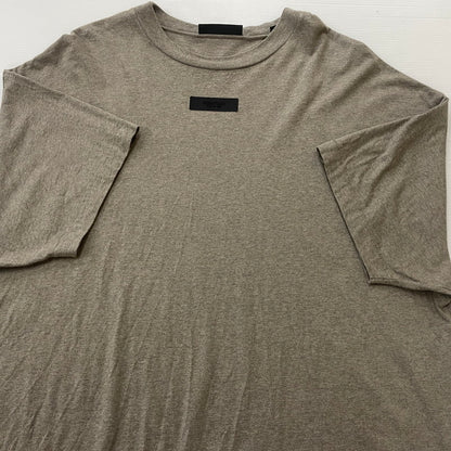 【中古品】【メンズ】 ESSENTIALS エッセンシャルズ FRONT RUBBER TEE フロント ラバー Ｔシャツ 半袖 トップス 142-260618-sa-20-tei サイズ：L カラー：グレー 万代Net店