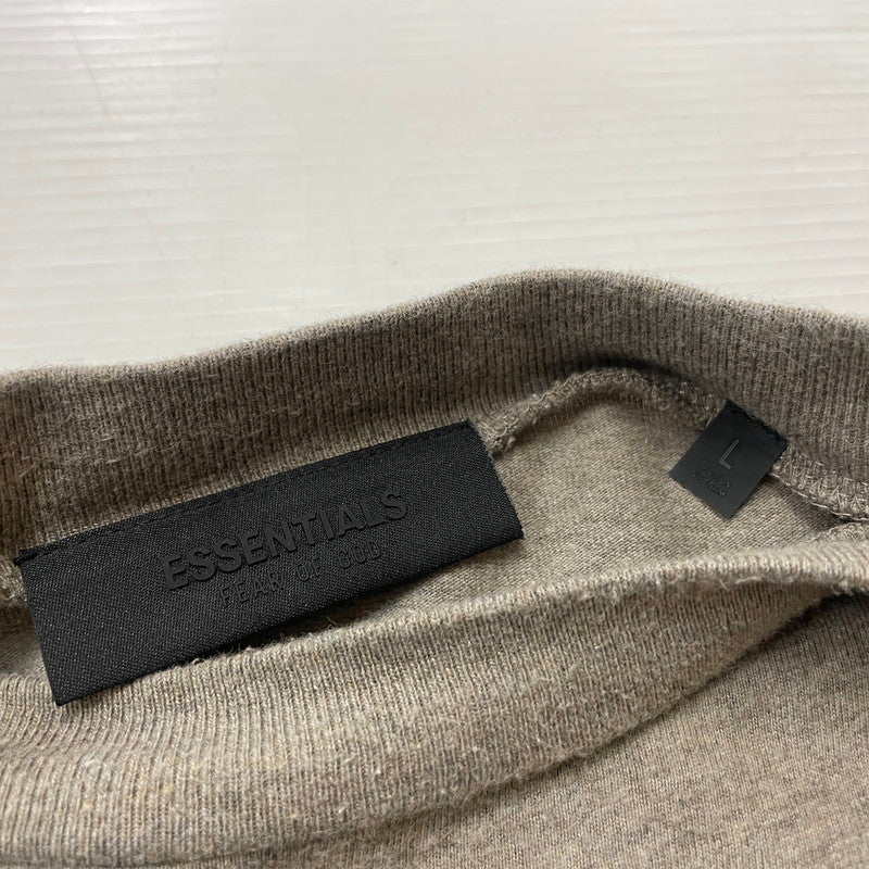 【中古品】【メンズ】 ESSENTIALS エッセンシャルズ FRONT RUBBER TEE フロント ラバー Ｔシャツ 半袖 トップス 142-260618-sa-20-tei サイズ：L カラー：グレー 万代Net店