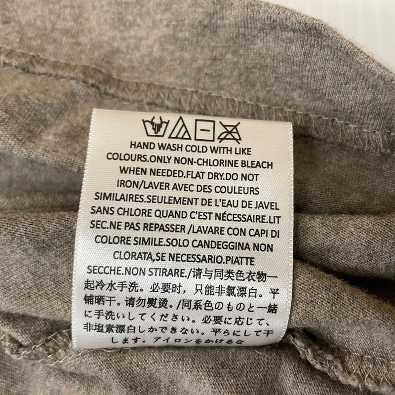 【中古品】【メンズ】 ESSENTIALS エッセンシャルズ FRONT RUBBER TEE フロント ラバー Ｔシャツ 半袖 トップス 142-260618-sa-20-tei サイズ：L カラー：グレー 万代Net店