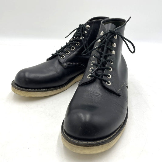 【中古品】【メンズ】 RED WING レッドウィング 6INCH CLASSIC ROUND 8165 6インチ クラシック ラウンド ブーツ 靴 シューズ 164-260420-yo-07-tei サイズ：26.5cm カラー：ブラック 万代Net店