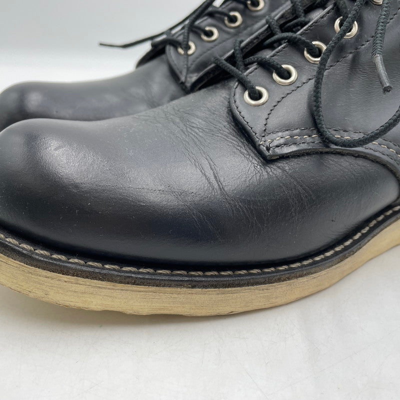 【中古品】【メンズ】 RED WING レッドウィング 6INCH CLASSIC ROUND 8165 6インチ クラシック ラウンド ブーツ 靴 シューズ 164-260420-yo-07-tei サイズ：26.5cm カラー：ブラック 万代Net店