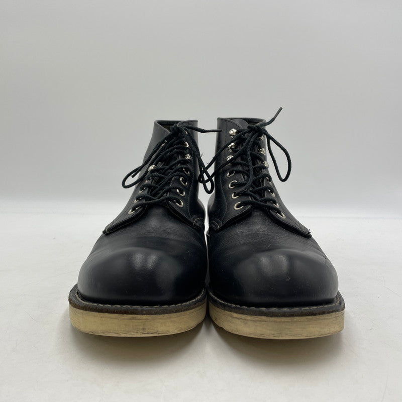 【中古品】【メンズ】 RED WING レッドウィング 6INCH CLASSIC ROUND 8165 6インチ クラシック ラウンド ブーツ 靴 シューズ 164-260420-yo-07-tei サイズ：26.5cm カラー：ブラック 万代Net店