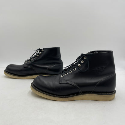 【中古品】【メンズ】 RED WING レッドウィング 6INCH CLASSIC ROUND 8165 6インチ クラシック ラウンド ブーツ 靴 シューズ 164-260420-yo-07-tei サイズ：26.5cm カラー：ブラック 万代Net店