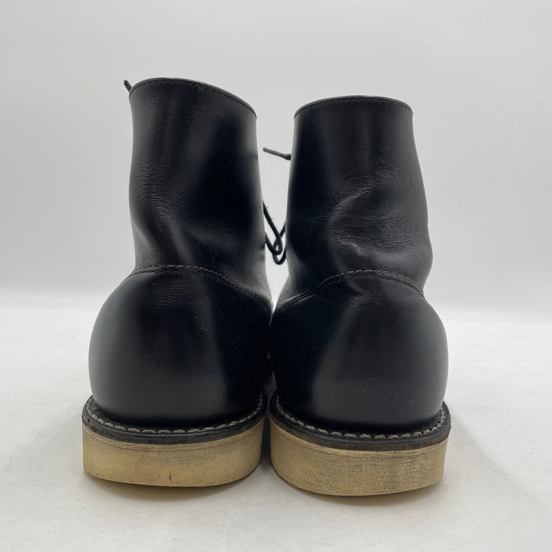 【中古品】【メンズ】 RED WING レッドウィング 6INCH CLASSIC ROUND 8165 6インチ クラシック ラウンド ブーツ 靴 シューズ 164-260420-yo-07-tei サイズ：26.5cm カラー：ブラック 万代Net店