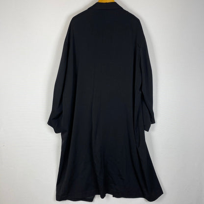 【現状渡し品】【メンズ】 Y's for men ワイズ フォー メン OVER SIZE LINEN WOOL COAT MM-C04-106 オーバーサイズ リネン ウールコート ライトアウター 140-260401-ks-25-tei サイズ：M カラー：ブラック 万代Net店