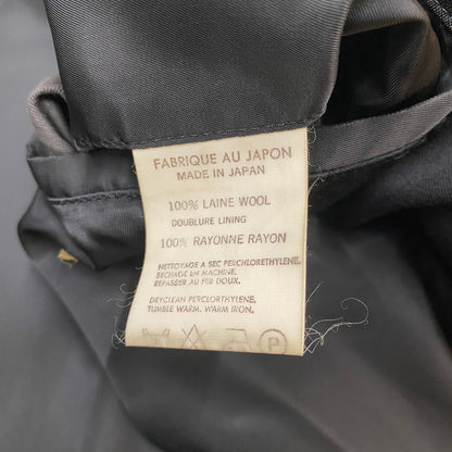 【現状渡し品】【メンズ】 Y's for men ワイズ フォー メン OVER SIZE LINEN WOOL COAT MM-C04-106 オーバーサイズ リネン ウールコート ライトアウター 140-260401-ks-25-tei サイズ：M カラー：ブラック 万代Net店