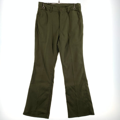 【中古品】【メンズ】 Needles ニードルス BOOTCUT SLACKS PANTS EJ141 ブーツカット スラックス パンツ ボトムス 151-260720-ko-30-tei サイズ：XS カラー：カーキ 万代Net店