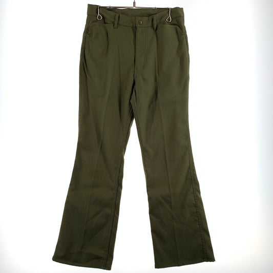 【中古品】【メンズ】 Needles ニードルス BOOTCUT SLACKS PANTS EJ141 ブーツカット スラックス パンツ ボトムス 151-260720-ko-30-tei サイズ：XS カラー：カーキ 万代Net店