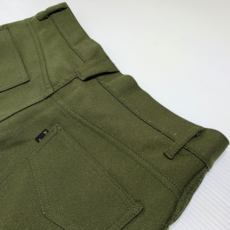 【中古品】【メンズ】 Needles ニードルス BOOTCUT SLACKS PANTS EJ141 ブーツカット スラックス パンツ ボトムス 151-260720-ko-30-tei サイズ：XS カラー：カーキ 万代Net店