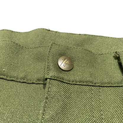 【中古品】【メンズ】 Needles ニードルス BOOTCUT SLACKS PANTS EJ141 ブーツカット スラックス パンツ ボトムス 151-260720-ko-30-tei サイズ：XS カラー：カーキ 万代Net店