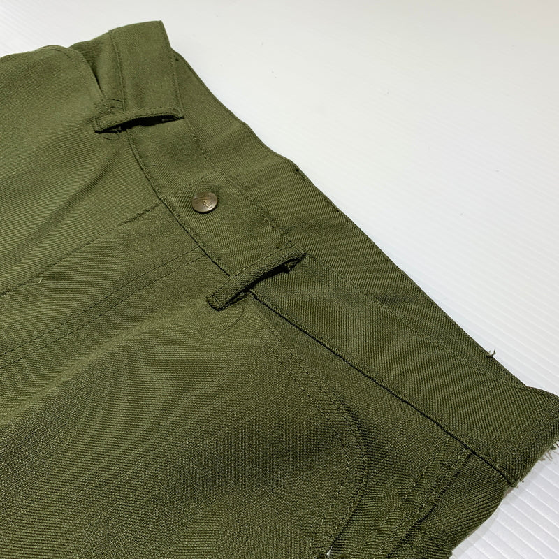 【中古品】【メンズ】 Needles ニードルス BOOTCUT SLACKS PANTS EJ141 ブーツカット スラックス パンツ ボトムス 151-260720-ko-30-tei サイズ：XS カラー：カーキ 万代Net店
