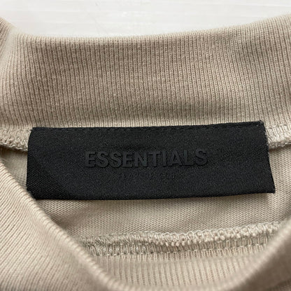 【中古品】【メンズ】 ESSENTIALS エッセンシャルズ LOGO S/S TEE ロゴ ショートスリーブ Ｔシャツ 半袖 トップス 142-260618-sa-19-tei サイズ：XXS カラー：ベージュ 万代Net店