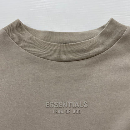 【中古品】【メンズ】 ESSENTIALS エッセンシャルズ LOGO S/S TEE ロゴ ショートスリーブ Ｔシャツ 半袖 トップス 142-260618-sa-19-tei サイズ：XXS カラー：ベージュ 万代Net店