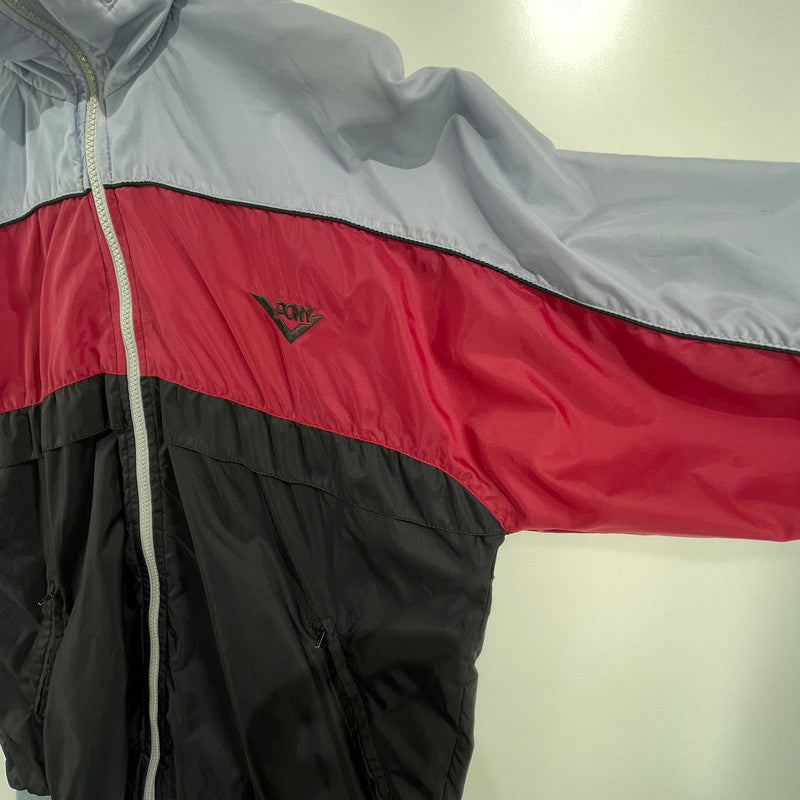 【中古品】【メンズ】 PONY ポニー 80'S NYLON JACKET ヴィンテージナイロンジャケット 145-260818-nm-87-tei サイズ：M 万代Net店
