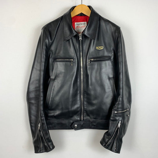 【中古品】【メンズ】 Lewis Leathers ルイスレザー DOMINATOR TIGHT FIT LEATHER JACKET 551T ドミネーター タイトフィット レザージャケット アウター 145-260402-ko-09-tei サイズ：38 カラー：ブラック 万代Net店