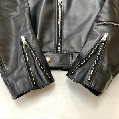 【中古品】【メンズ】 Lewis Leathers ルイスレザー DOMINATOR TIGHT FIT LEATHER JACKET 551T ドミネーター タイトフィット レザージャケット アウター 145-260402-ko-09-tei サイズ：38 カラー：ブラック 万代Net店