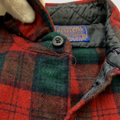【中古品】【メンズ】 PENDLETON ペンドルトン 70's WOOL SHIRT VINTAGE 70年代 ウールシャツ トップス ネルシャツ ヴィンテージ 145-260402-ko-03-tei サイズ：M カラー：レッド 万代Net店