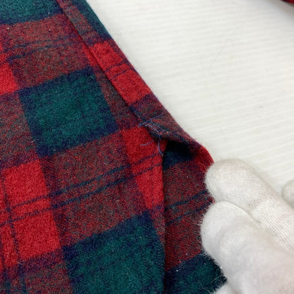 【中古品】【メンズ】 PENDLETON ペンドルトン 70's WOOL SHIRT VINTAGE 70年代 ウールシャツ トップス ネルシャツ ヴィンテージ 145-260402-ko-03-tei サイズ：M カラー：レッド 万代Net店