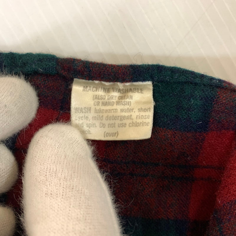 【中古品】【メンズ】 PENDLETON ペンドルトン 70's WOOL SHIRT VINTAGE 70年代 ウールシャツ トップス ネルシャツ ヴィンテージ 145-260402-ko-03-tei サイズ：M カラー：レッド 万代Net店