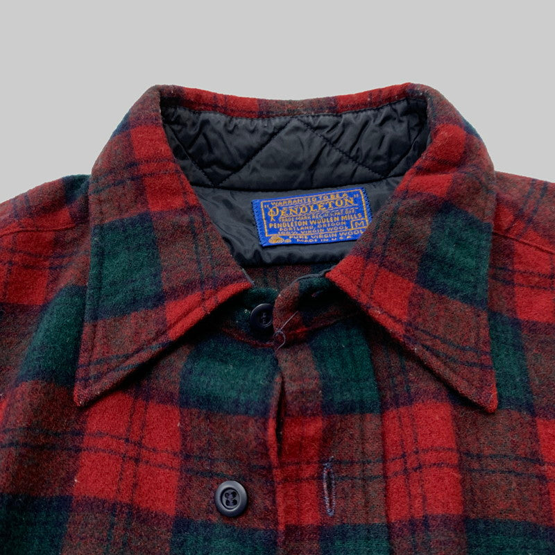 【中古品】【メンズ】 PENDLETON ペンドルトン 70's WOOL SHIRT VINTAGE 70年代 ウールシャツ トップス ネルシャツ ヴィンテージ 145-260402-ko-03-tei サイズ：M カラー：レッド 万代Net店