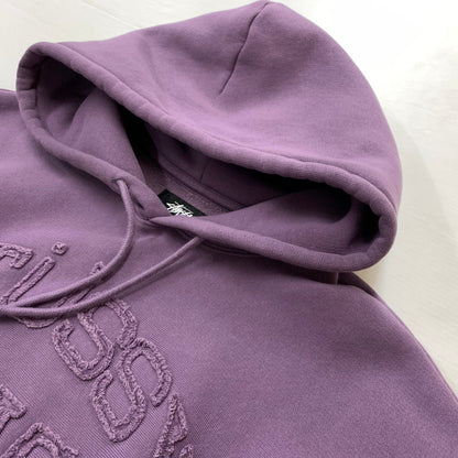【中古品】【メンズ】 GEAR APPLIQUE HOODIE 118604 ギアアップリケ パーカー トップス プルオーバーパーカー 142-260402-ko-08-fuzh サイズ：S カラー：パープル 万代Net店