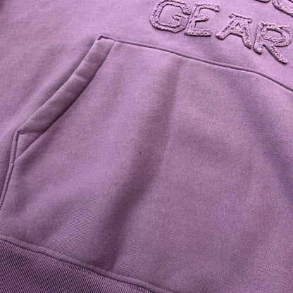【中古品】【メンズ】 GEAR APPLIQUE HOODIE 118604 ギアアップリケ パーカー トップス プルオーバーパーカー 142-260402-ko-08-fuzh サイズ：S カラー：パープル 万代Net店
