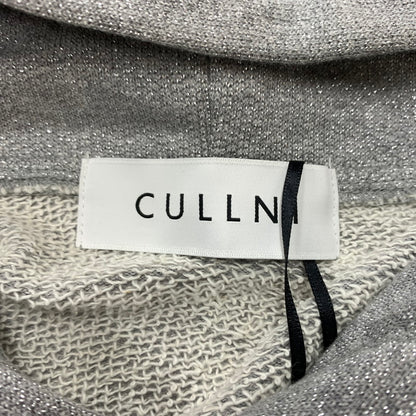 【中古品】【メンズ】 CULINI クルニ 25SS GLITTER YARN EMBROIDERY PATCH HOODIE 25-SS-039C グリッター ヤーン エンブロイダリー パッチ パーカー トップス プルオーバー 140-260402-ko-07-fuzh サイズ：2 カラー：グレー 万代Net店