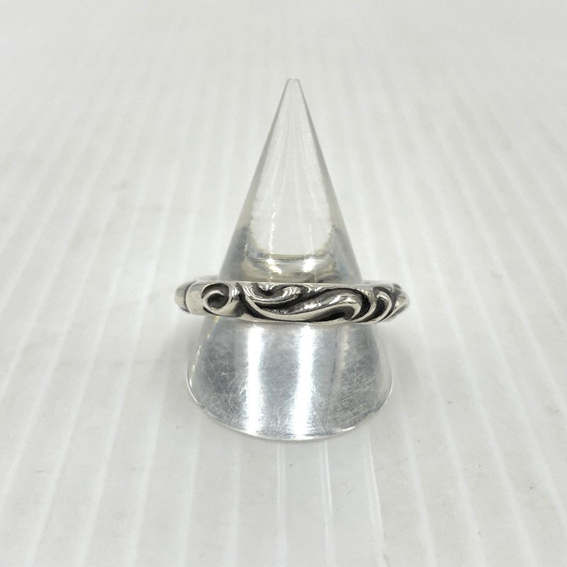【中古品】【メンズ】 CHROME HEARTS クロムハーツ SCRL BAND RING スクロール バンド リング 指輪 アクセサリー 190-261027-yo-30-teih カラー：シルバー 20号 万代Net店