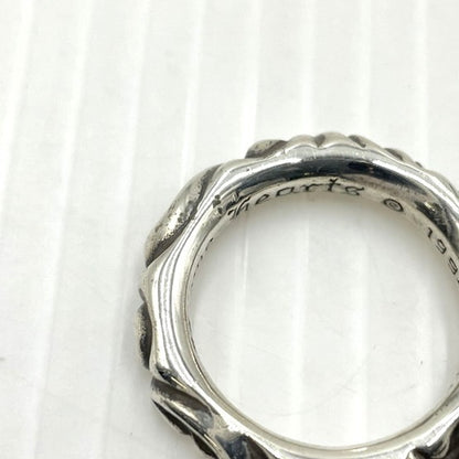 【中古品】【メンズ】 CHROME HEARTS クロムハーツ SCRL BAND RING スクロール バンド リング 指輪 アクセサリー 190-261027-yo-30-teih カラー：シルバー 20号 万代Net店