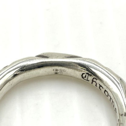 【中古品】【メンズ】 CHROME HEARTS クロムハーツ SCRL BAND RING スクロール バンド リング 指輪 アクセサリー 190-261027-yo-30-teih カラー：シルバー 20号 万代Net店
