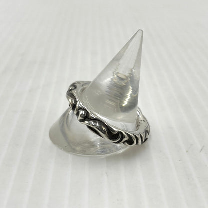 【中古品】【メンズ】 CHROME HEARTS クロムハーツ SCRL BAND RING スクロール バンド リング 指輪 アクセサリー 190-261027-yo-30-teih カラー：シルバー 20号 万代Net店