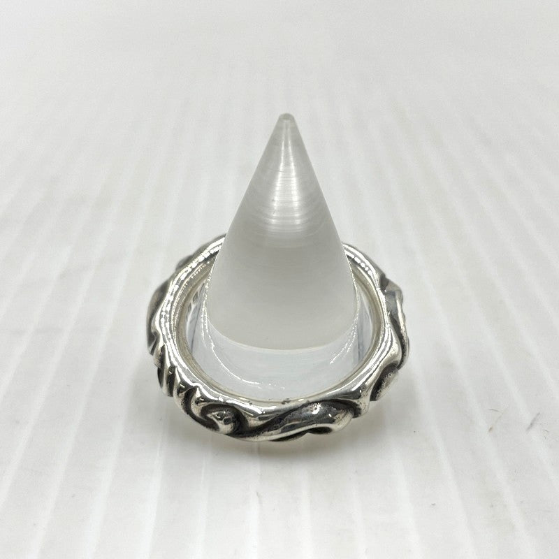 【中古品】【メンズ】 CHROME HEARTS クロムハーツ SCRL BAND RING スクロール バンド リング 指輪 アクセサリー 190-261027-yo-30-teih カラー：シルバー 20号 万代Net店