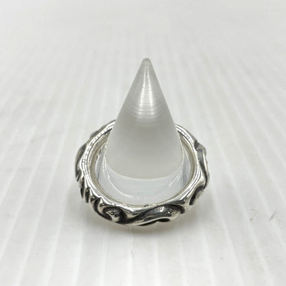 【中古品】【メンズ】 CHROME HEARTS クロムハーツ SCRL BAND RING スクロール バンド リング 指輪 アクセサリー 190-261027-yo-30-teih カラー：シルバー 20号 万代Net店