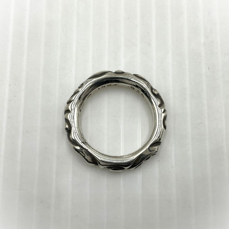 【中古品】【メンズ】 CHROME HEARTS クロムハーツ SCRL BAND RING スクロール バンド リング 指輪 アクセサリー 190-261027-yo-30-teih カラー：シルバー 20号 万代Net店