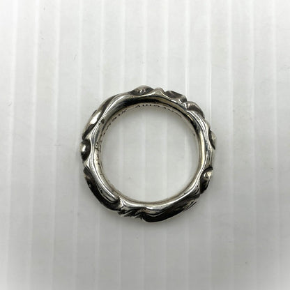【中古品】【メンズ】 CHROME HEARTS クロムハーツ SCRL BAND RING スクロール バンド リング 指輪 アクセサリー 190-261027-yo-30-teih カラー：シルバー 20号 万代Net店